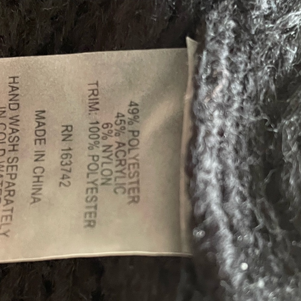 Sioni Black Cardigan, NWT - Picture 7 of 8